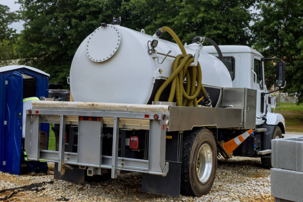 Best Portable restroom trailer rental  in King, WI